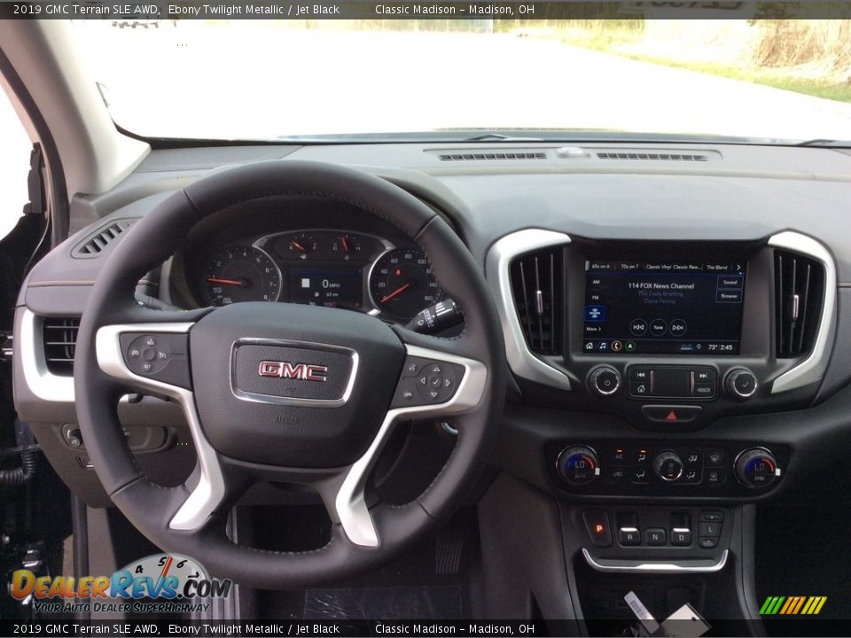 2019 GMC Terrain SLE AWD Ebony Twilight Metallic / Jet Black Photo #12