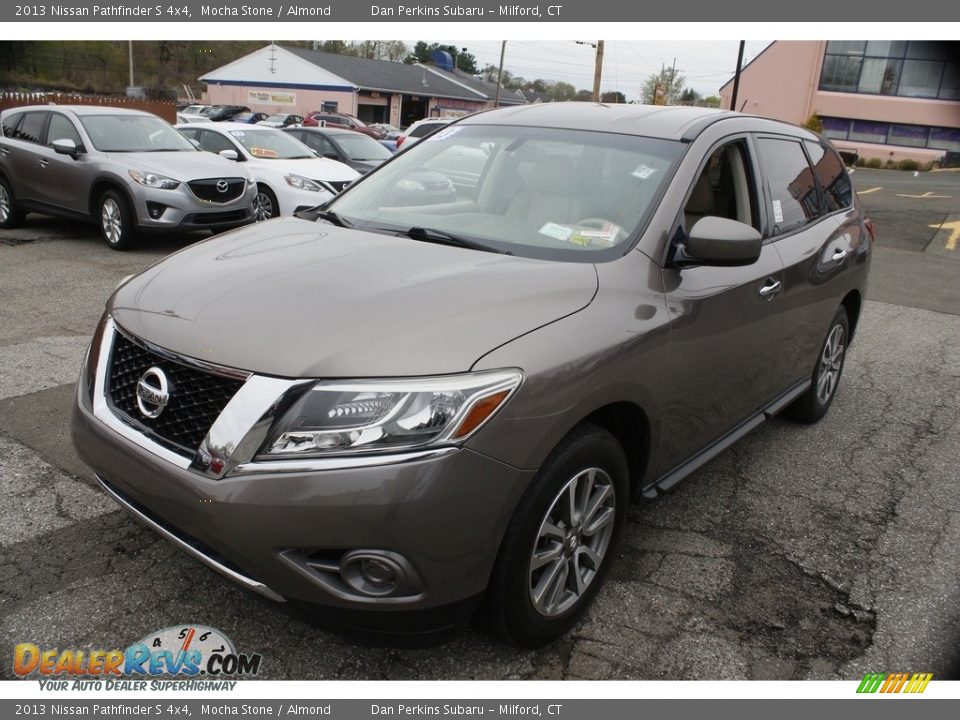2013 Nissan Pathfinder S 4x4 Mocha Stone / Almond Photo #1