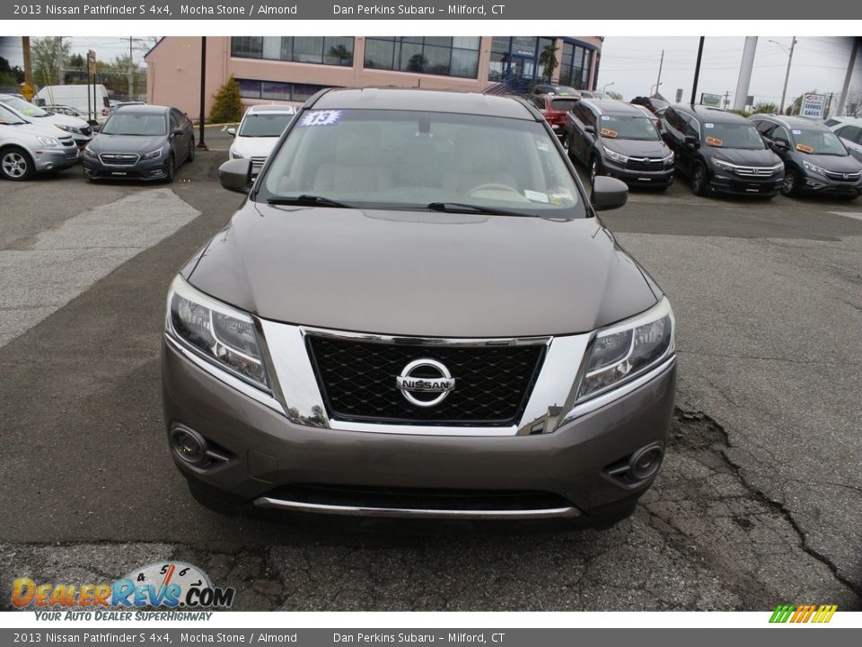 2013 Nissan Pathfinder S 4x4 Mocha Stone / Almond Photo #2