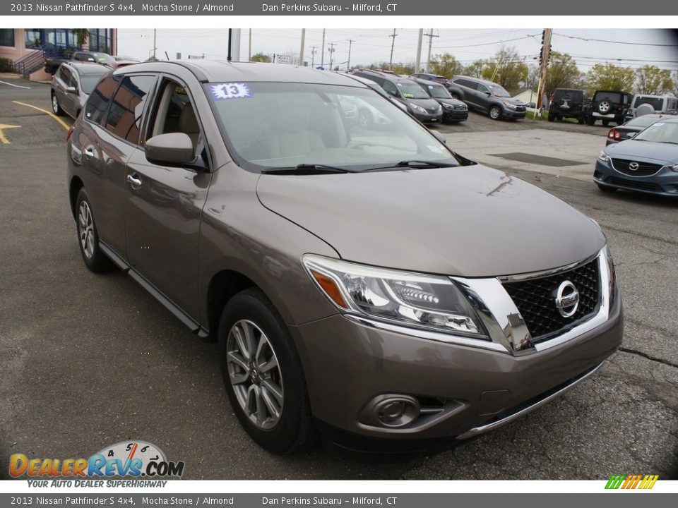 2013 Nissan Pathfinder S 4x4 Mocha Stone / Almond Photo #3