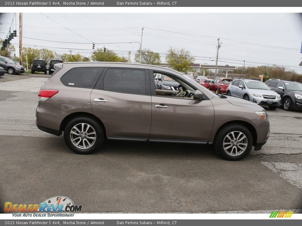 2013 Nissan Pathfinder S 4x4 Mocha Stone / Almond Photo #4