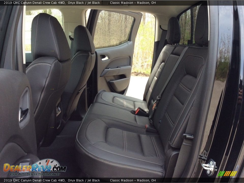 Rear Seat of 2019 GMC Canyon Denali Crew Cab 4WD Photo #23