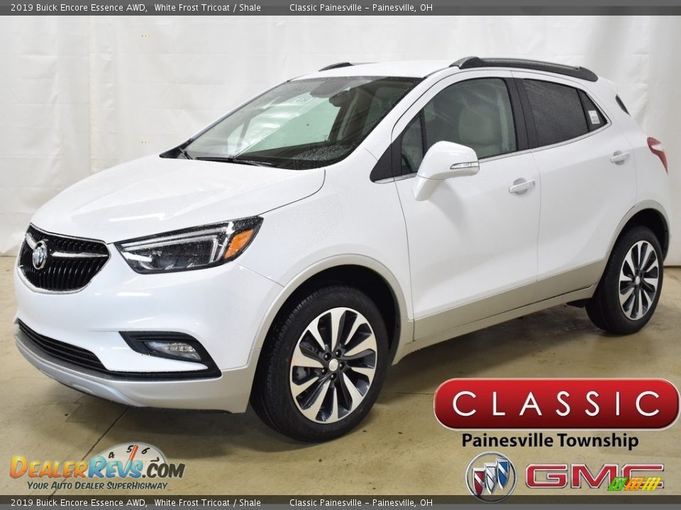 2019 Buick Encore Essence AWD White Frost Tricoat / Shale Photo #1