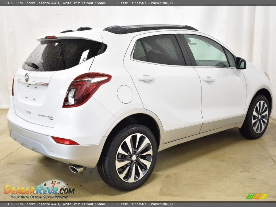 2019 Buick Encore Essence AWD White Frost Tricoat / Shale Photo #2