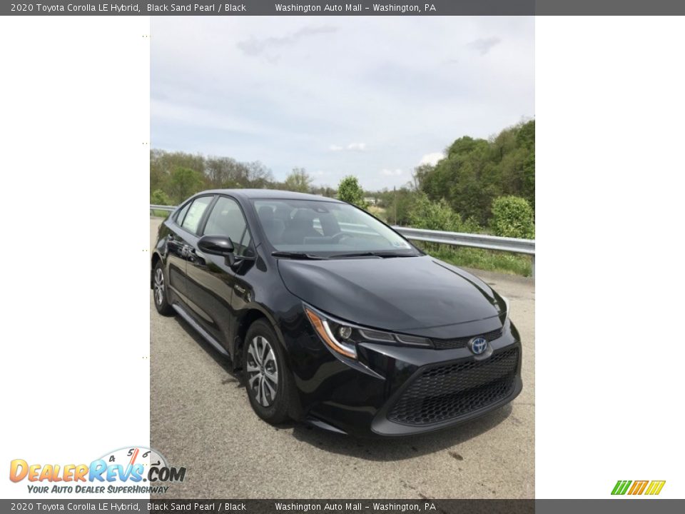 2020 Toyota Corolla LE Hybrid Black Sand Pearl / Black Photo #3