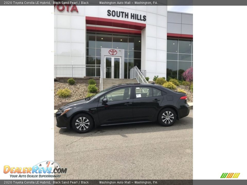 2020 Toyota Corolla LE Hybrid Black Sand Pearl / Black Photo #7