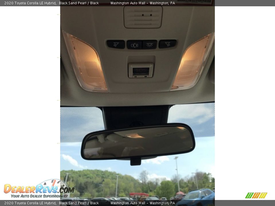 2020 Toyota Corolla LE Hybrid Black Sand Pearl / Black Photo #36