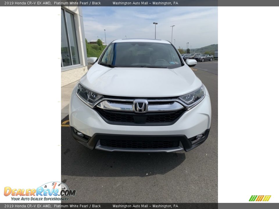 2019 Honda CR-V EX AWD Platinum White Pearl / Black Photo #3