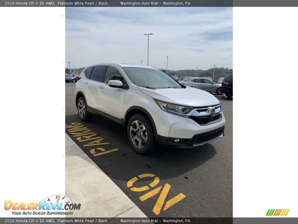 2019 Honda CR-V EX AWD Platinum White Pearl / Black Photo #4