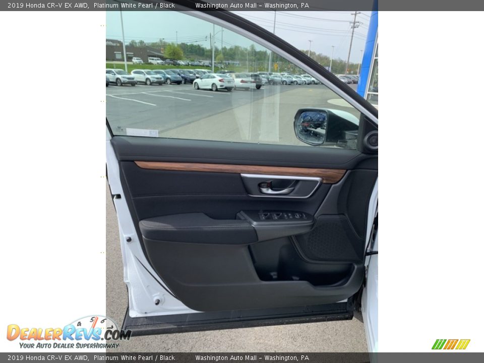 2019 Honda CR-V EX AWD Platinum White Pearl / Black Photo #8