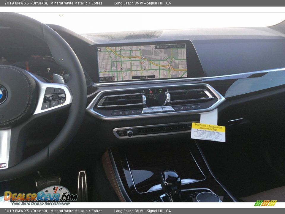 2019 BMW X5 xDrive40i Mineral White Metallic / Coffee Photo #5