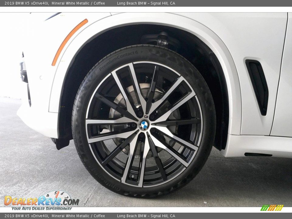 2019 BMW X5 xDrive40i Mineral White Metallic / Coffee Photo #10