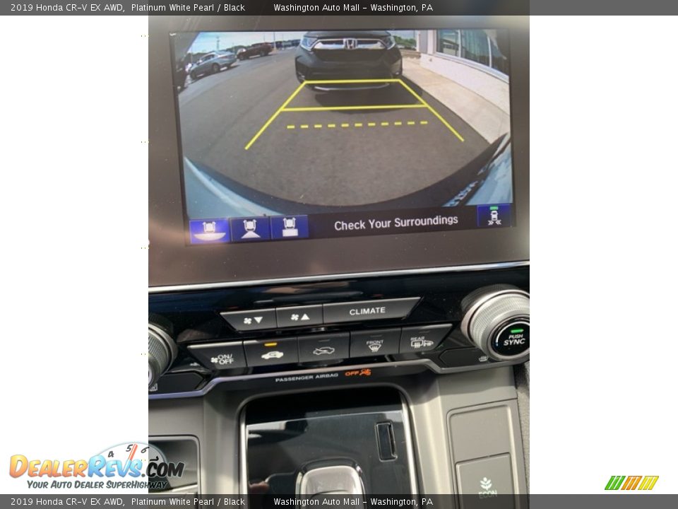 2019 Honda CR-V EX AWD Platinum White Pearl / Black Photo #33