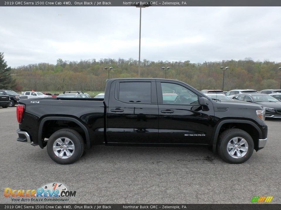 2019 GMC Sierra 1500 Crew Cab 4WD Onyx Black / Jet Black Photo #4