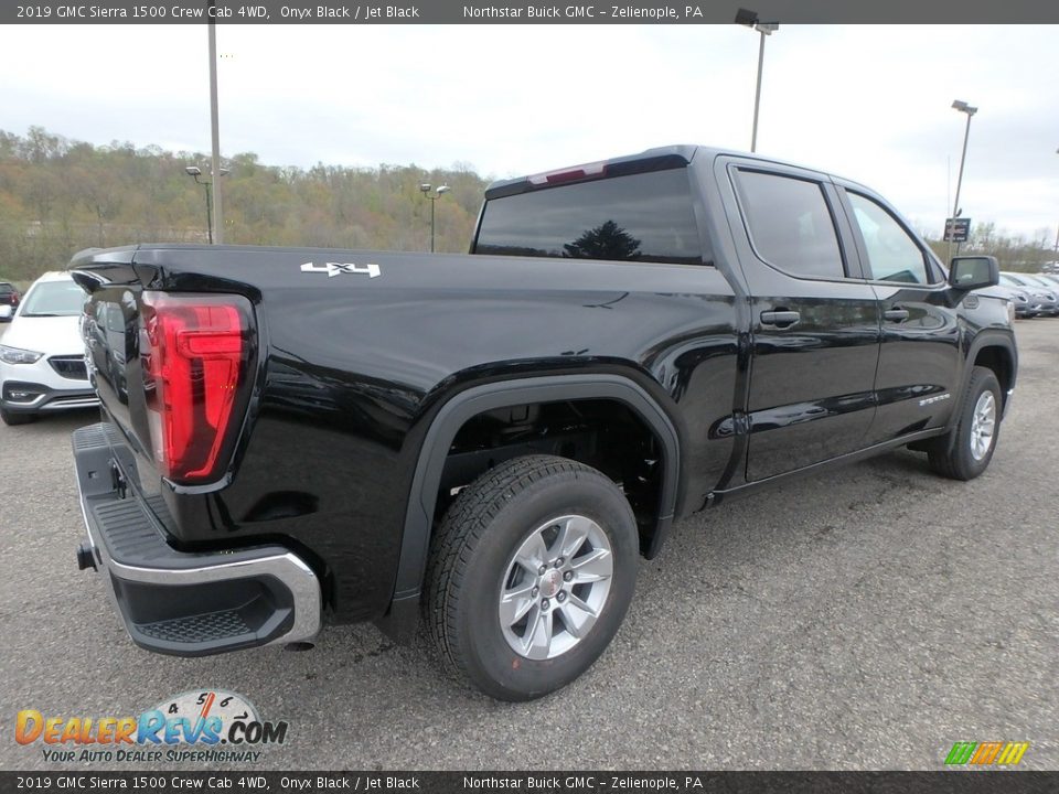 2019 GMC Sierra 1500 Crew Cab 4WD Onyx Black / Jet Black Photo #5