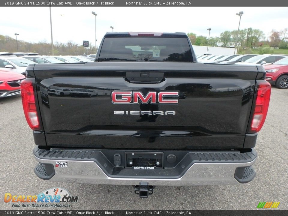 2019 GMC Sierra 1500 Crew Cab 4WD Onyx Black / Jet Black Photo #6