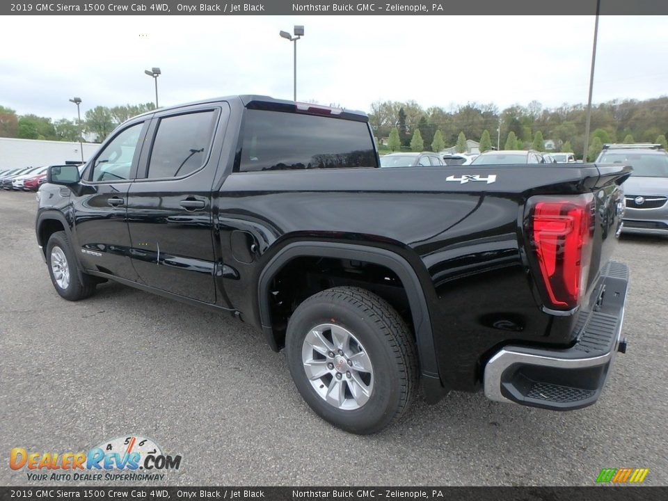 2019 GMC Sierra 1500 Crew Cab 4WD Onyx Black / Jet Black Photo #7