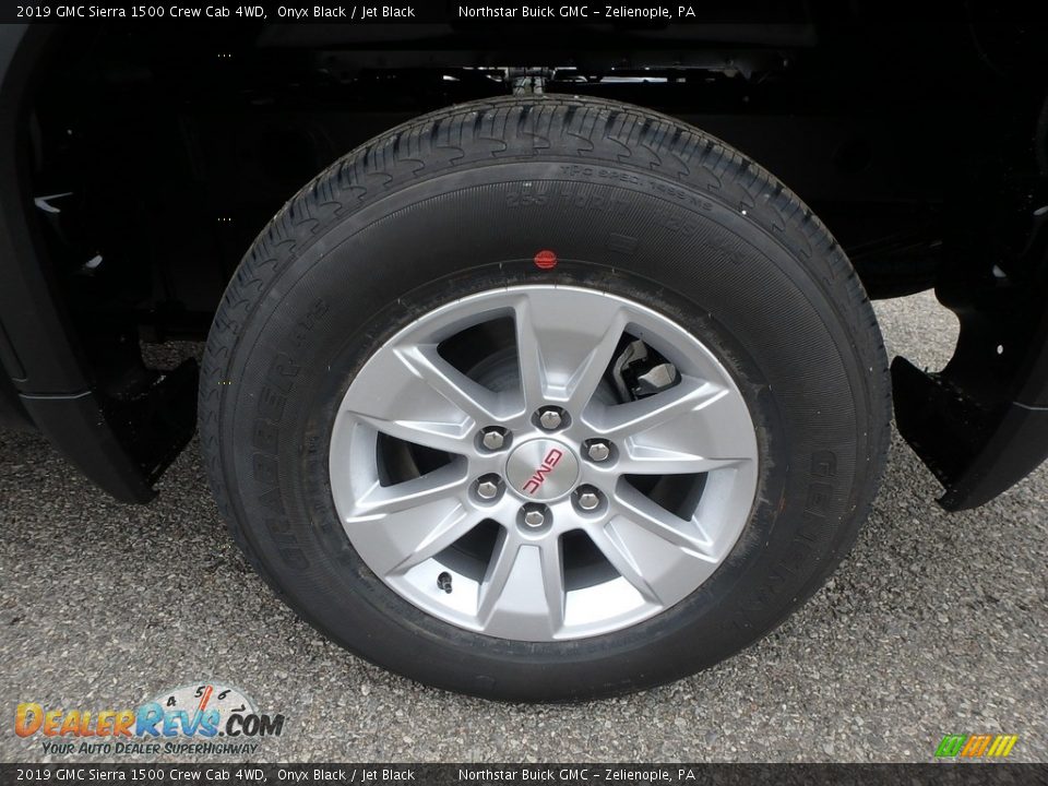 2019 GMC Sierra 1500 Crew Cab 4WD Onyx Black / Jet Black Photo #9