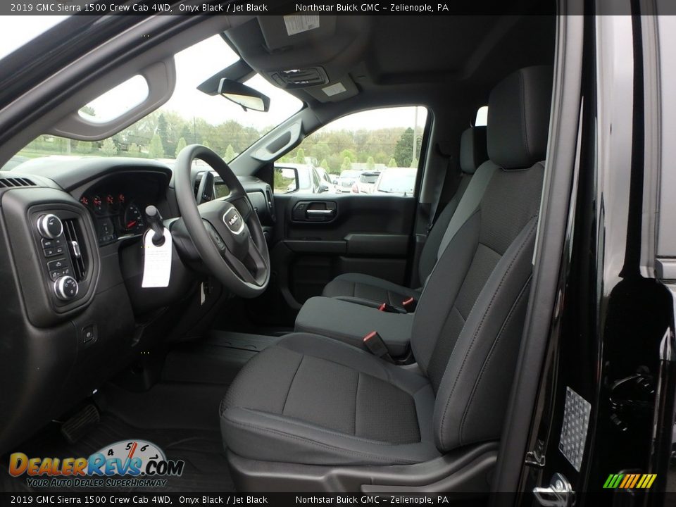 2019 GMC Sierra 1500 Crew Cab 4WD Onyx Black / Jet Black Photo #10