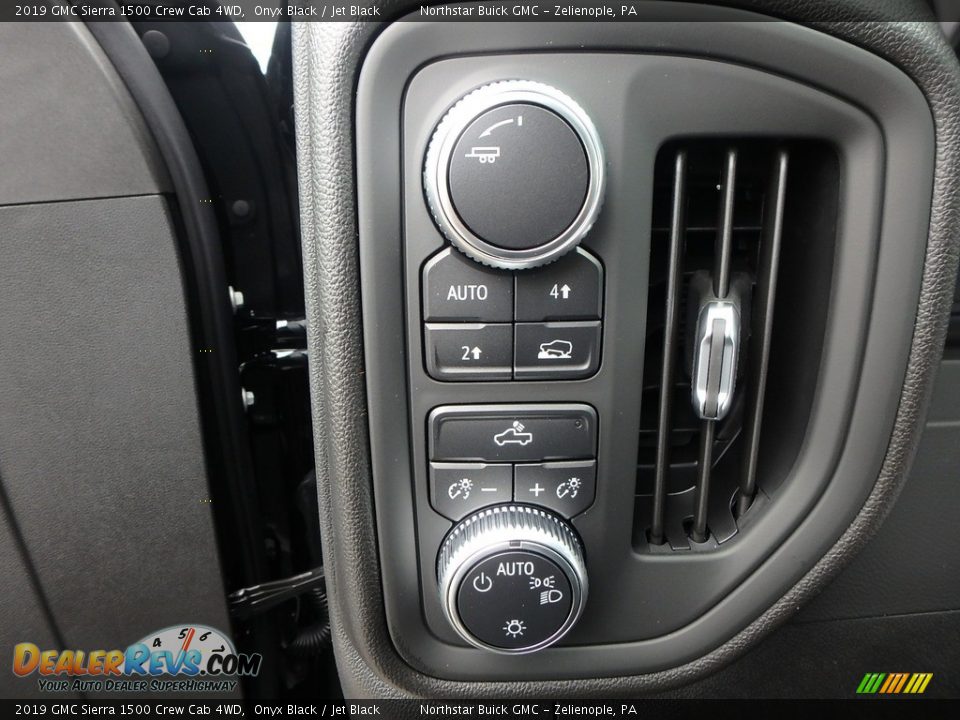 2019 GMC Sierra 1500 Crew Cab 4WD Onyx Black / Jet Black Photo #15
