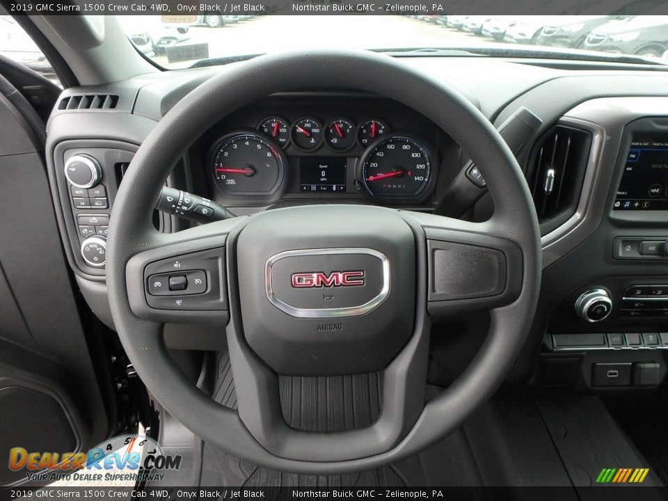 2019 GMC Sierra 1500 Crew Cab 4WD Onyx Black / Jet Black Photo #16