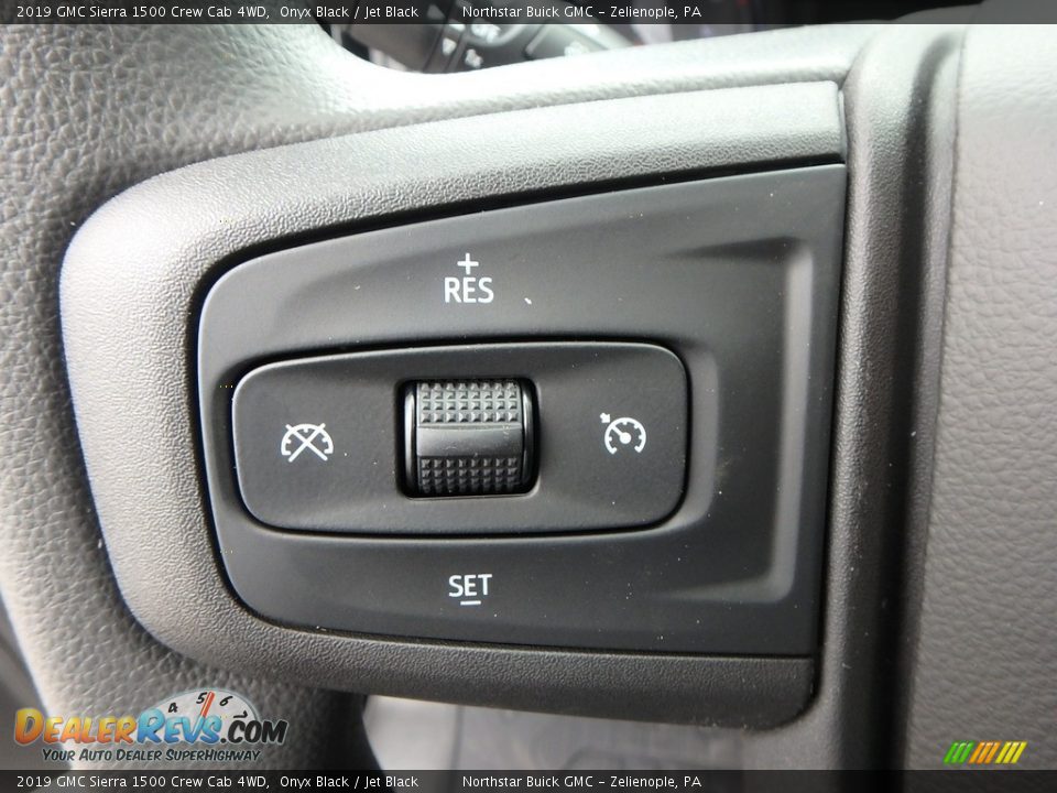 2019 GMC Sierra 1500 Crew Cab 4WD Onyx Black / Jet Black Photo #17