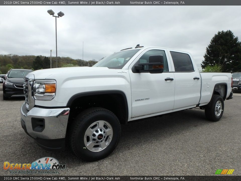 2019 GMC Sierra 2500HD Crew Cab 4WD Summit White / Jet Black/­Dark Ash Photo #1