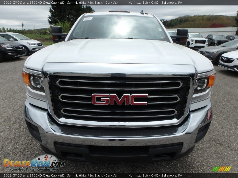2019 GMC Sierra 2500HD Crew Cab 4WD Summit White / Jet Black/­Dark Ash Photo #2