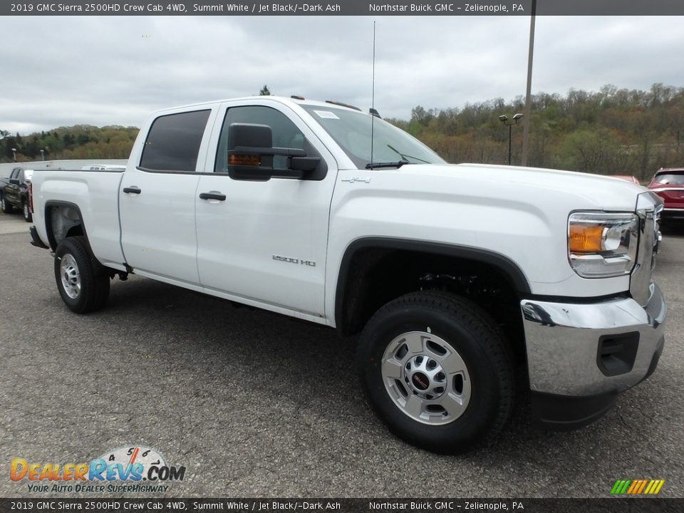 2019 GMC Sierra 2500HD Crew Cab 4WD Summit White / Jet Black/­Dark Ash Photo #3