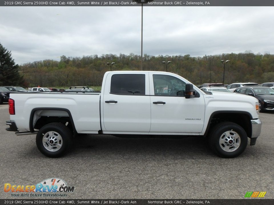 2019 GMC Sierra 2500HD Crew Cab 4WD Summit White / Jet Black/­Dark Ash Photo #4