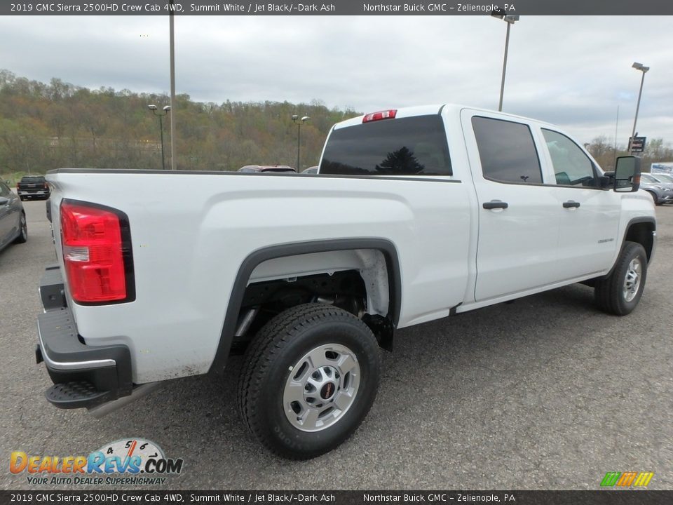 2019 GMC Sierra 2500HD Crew Cab 4WD Summit White / Jet Black/­Dark Ash Photo #5