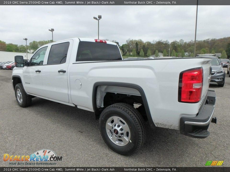 2019 GMC Sierra 2500HD Crew Cab 4WD Summit White / Jet Black/­Dark Ash Photo #8