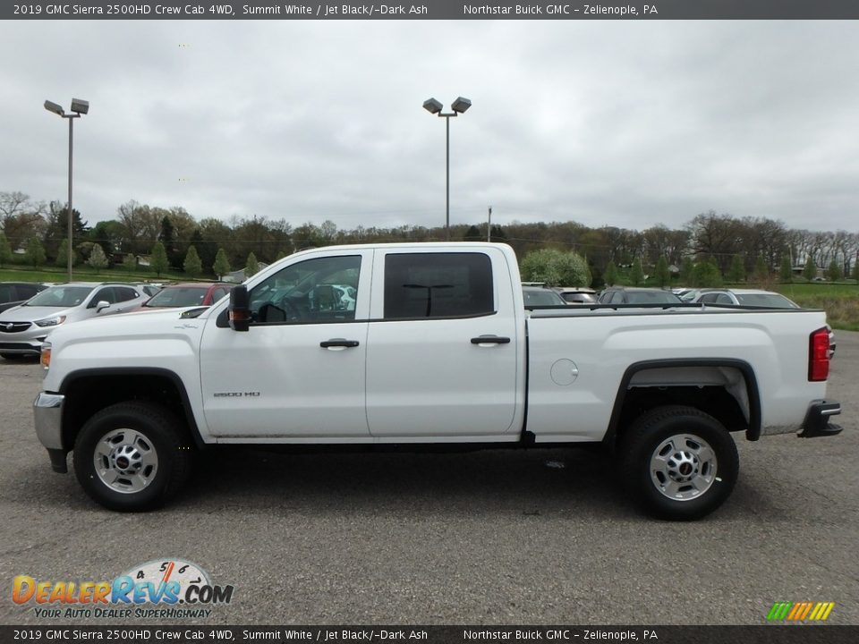 2019 GMC Sierra 2500HD Crew Cab 4WD Summit White / Jet Black/­Dark Ash Photo #9