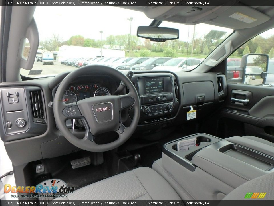 2019 GMC Sierra 2500HD Crew Cab 4WD Summit White / Jet Black/­Dark Ash Photo #13