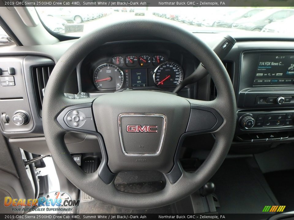 2019 GMC Sierra 2500HD Crew Cab 4WD Summit White / Jet Black/­Dark Ash Photo #18