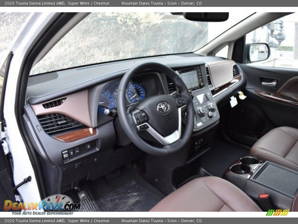 Front Seat of 2020 Toyota Sienna Limited AWD Photo #5