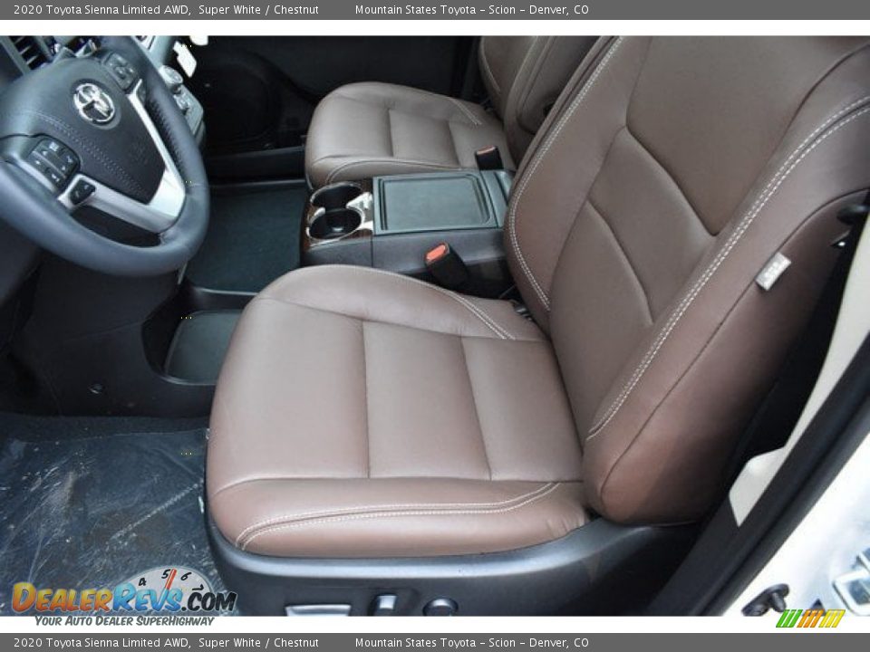 Front Seat of 2020 Toyota Sienna Limited AWD Photo #6