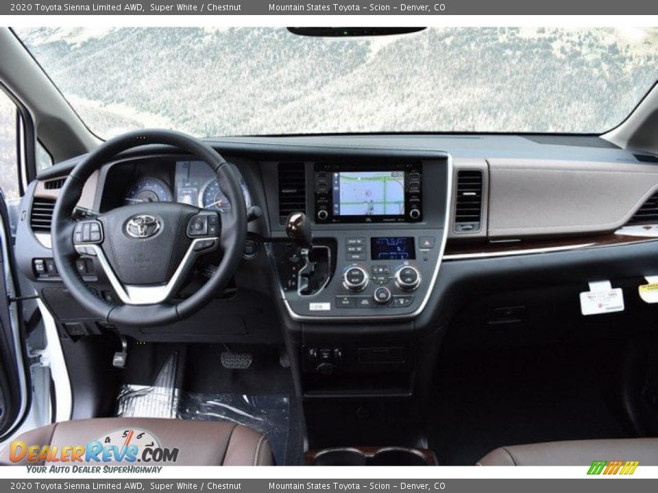 Dashboard of 2020 Toyota Sienna Limited AWD Photo #7