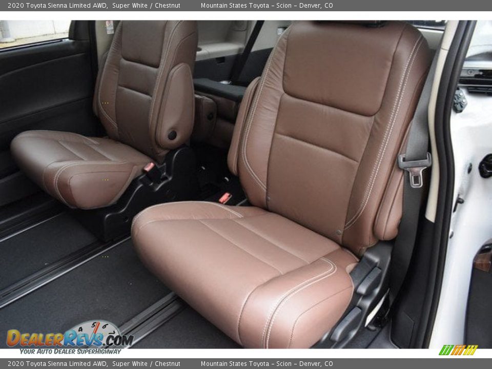Rear Seat of 2020 Toyota Sienna Limited AWD Photo #10