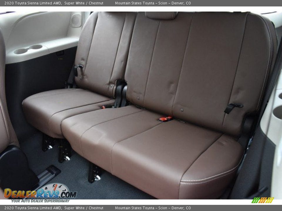 Rear Seat of 2020 Toyota Sienna Limited AWD Photo #12