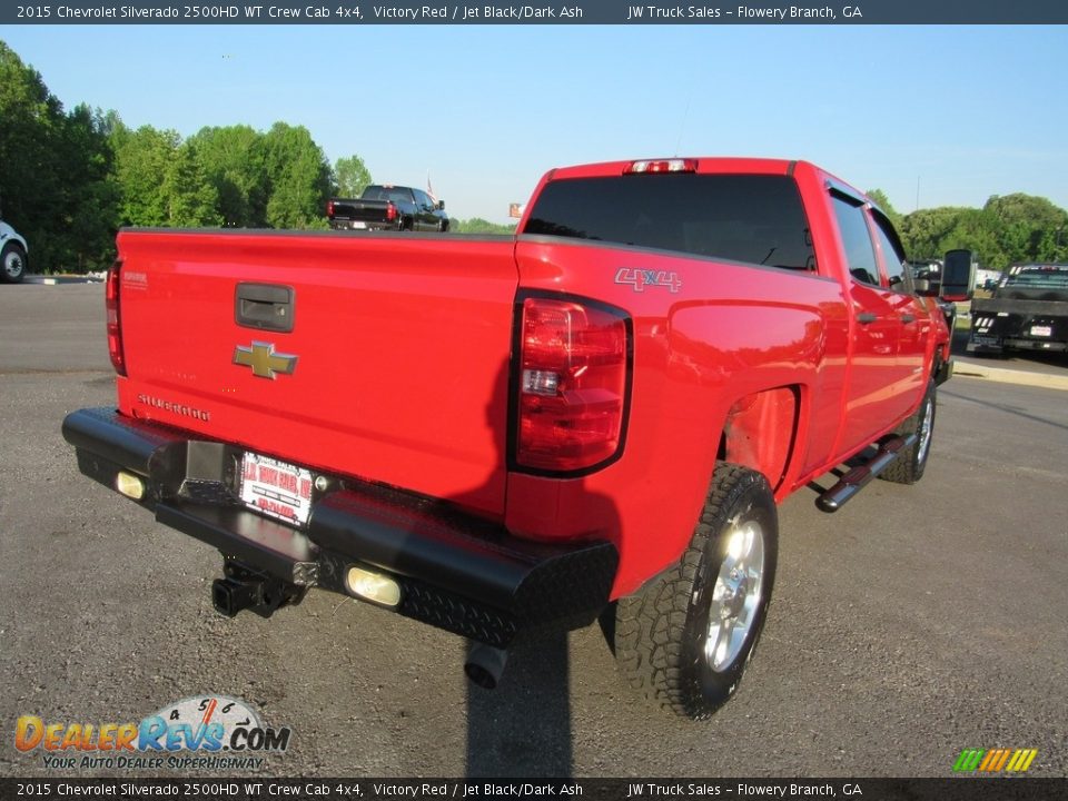 2015 Chevrolet Silverado 2500HD WT Crew Cab 4x4 Victory Red / Jet Black/Dark Ash Photo #5