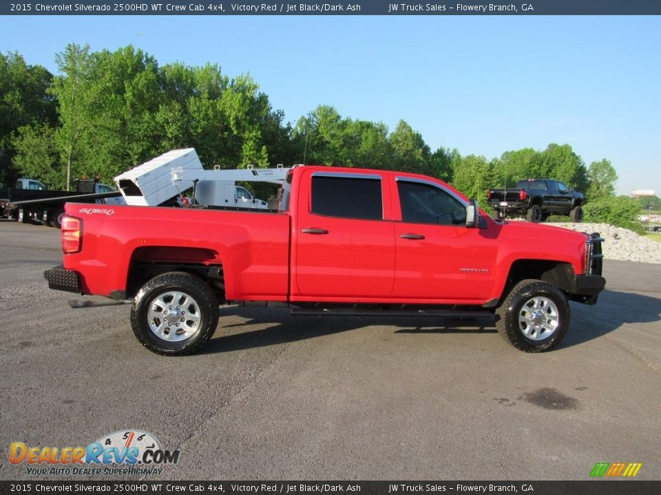 2015 Chevrolet Silverado 2500HD WT Crew Cab 4x4 Victory Red / Jet Black/Dark Ash Photo #6