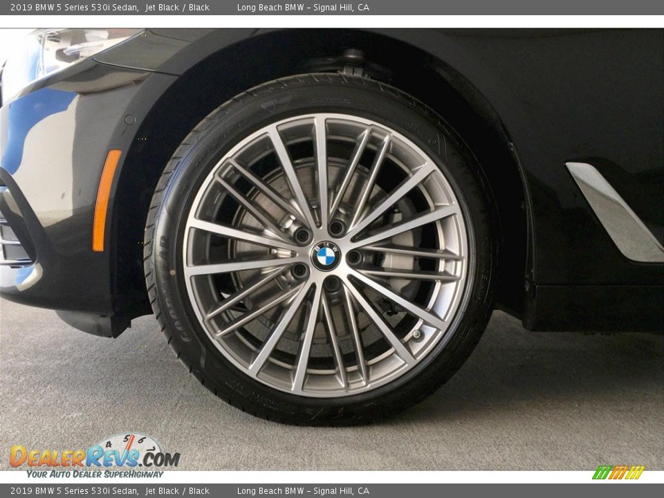 2019 BMW 5 Series 530i Sedan Jet Black / Black Photo #10