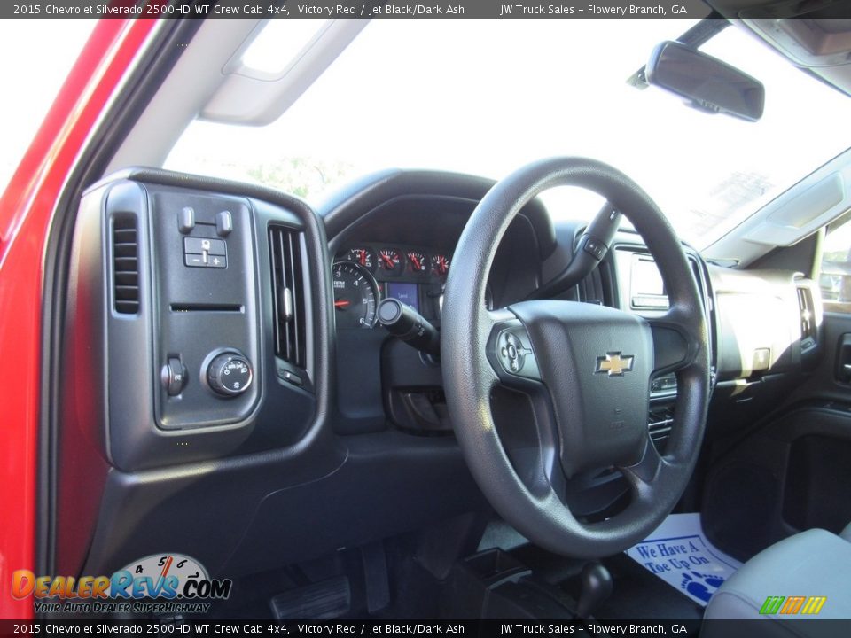 2015 Chevrolet Silverado 2500HD WT Crew Cab 4x4 Victory Red / Jet Black/Dark Ash Photo #21