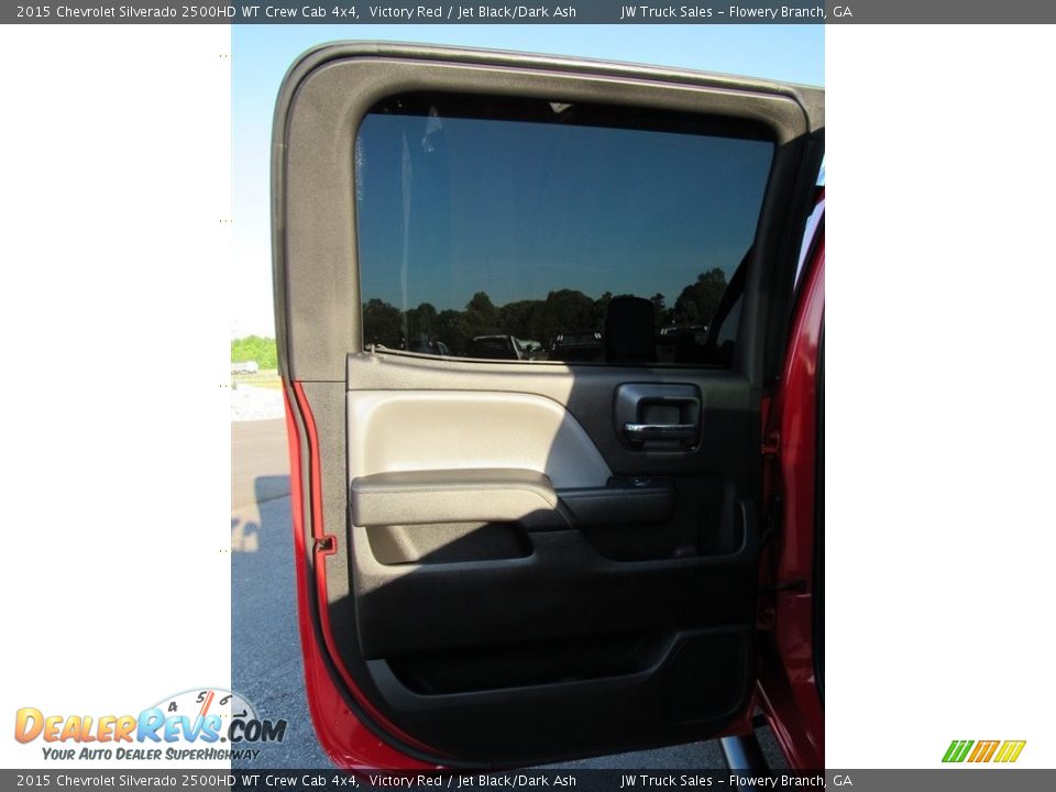 2015 Chevrolet Silverado 2500HD WT Crew Cab 4x4 Victory Red / Jet Black/Dark Ash Photo #24
