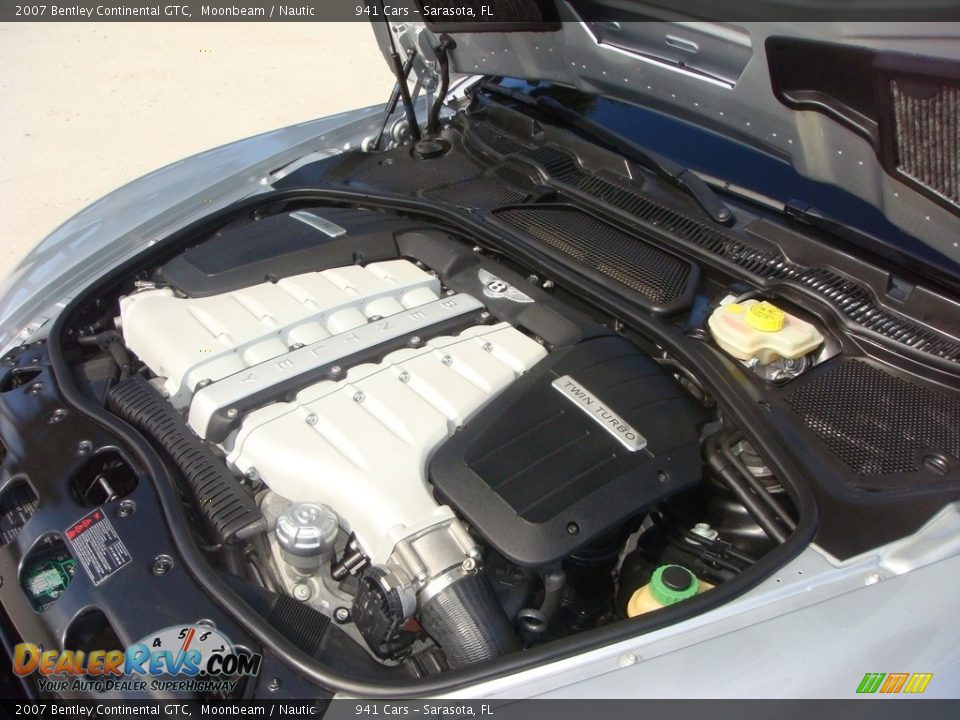 2007 Bentley Continental GTC  6.0L Twin-Turbocharged DOHC 48V VVT W12 Engine Photo #33