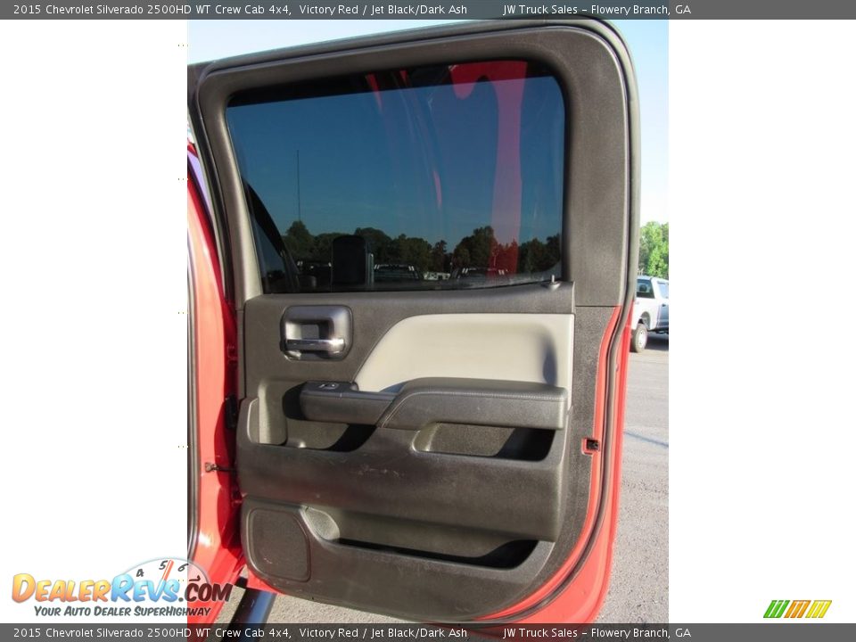 2015 Chevrolet Silverado 2500HD WT Crew Cab 4x4 Victory Red / Jet Black/Dark Ash Photo #28