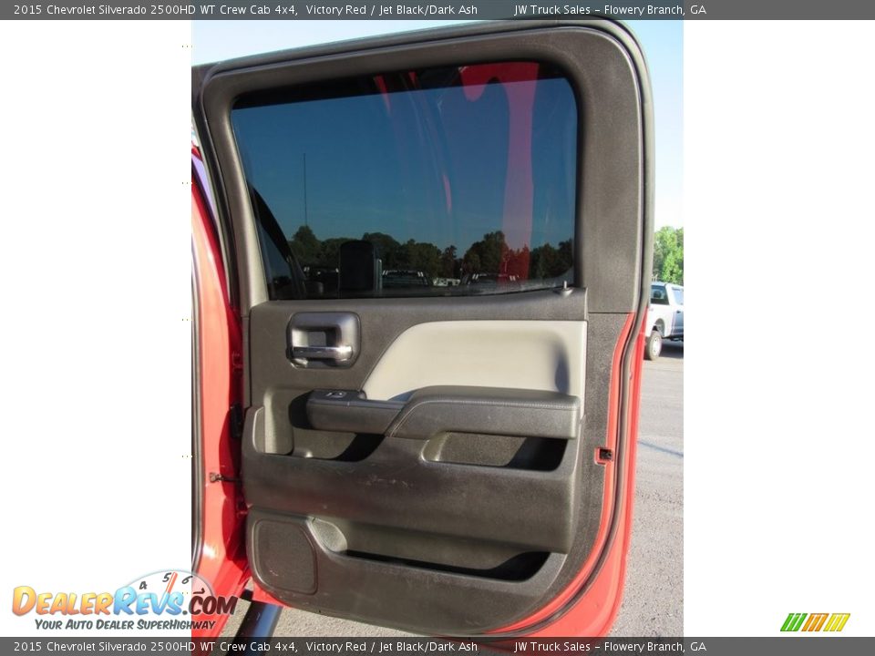 2015 Chevrolet Silverado 2500HD WT Crew Cab 4x4 Victory Red / Jet Black/Dark Ash Photo #28