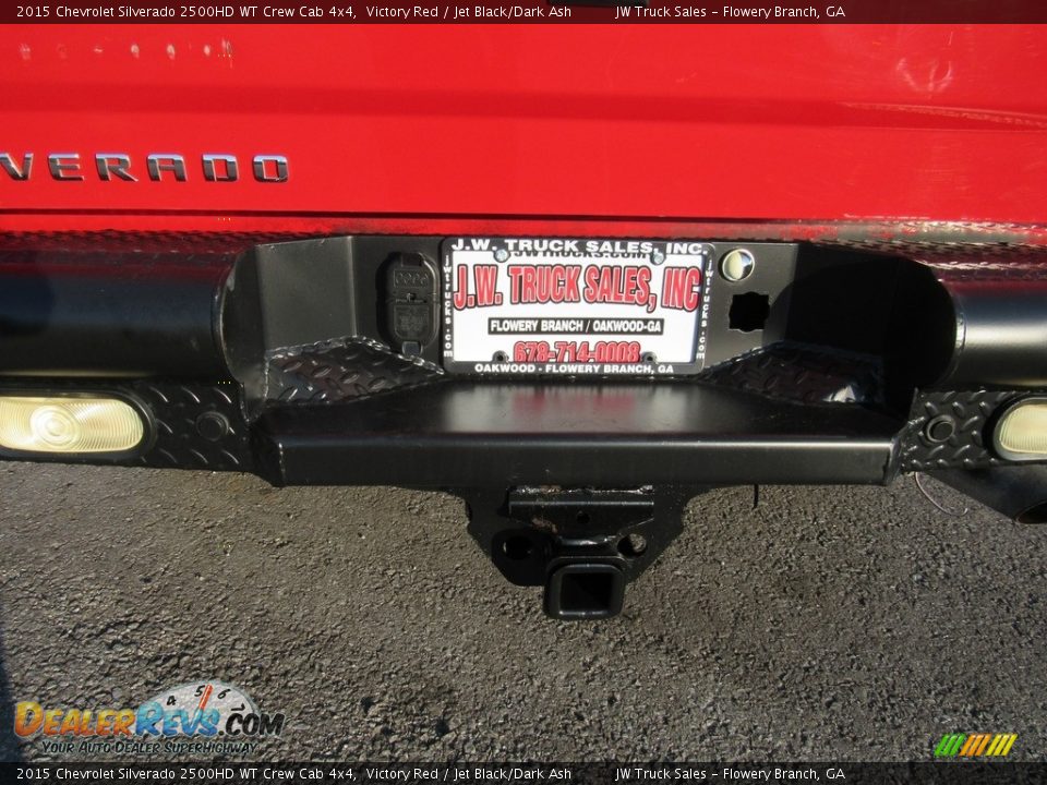 2015 Chevrolet Silverado 2500HD WT Crew Cab 4x4 Victory Red / Jet Black/Dark Ash Photo #33