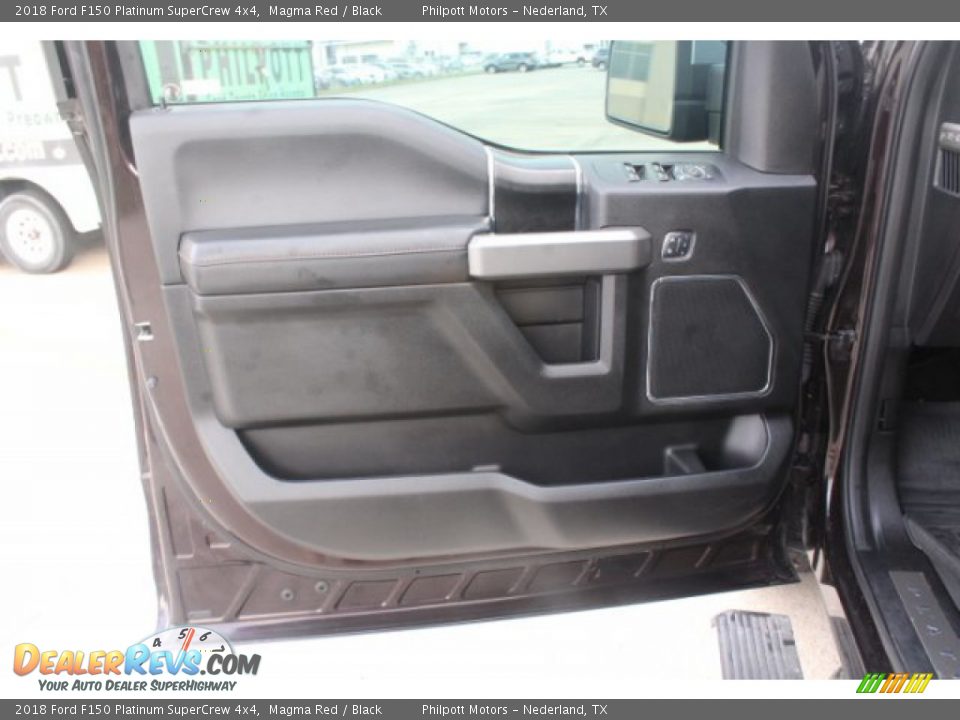 2018 Ford F150 Platinum SuperCrew 4x4 Magma Red / Black Photo #11